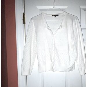 Cable & Gauge Ivory Knit Top